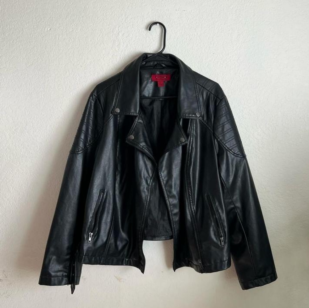 Faux Leather Jacket